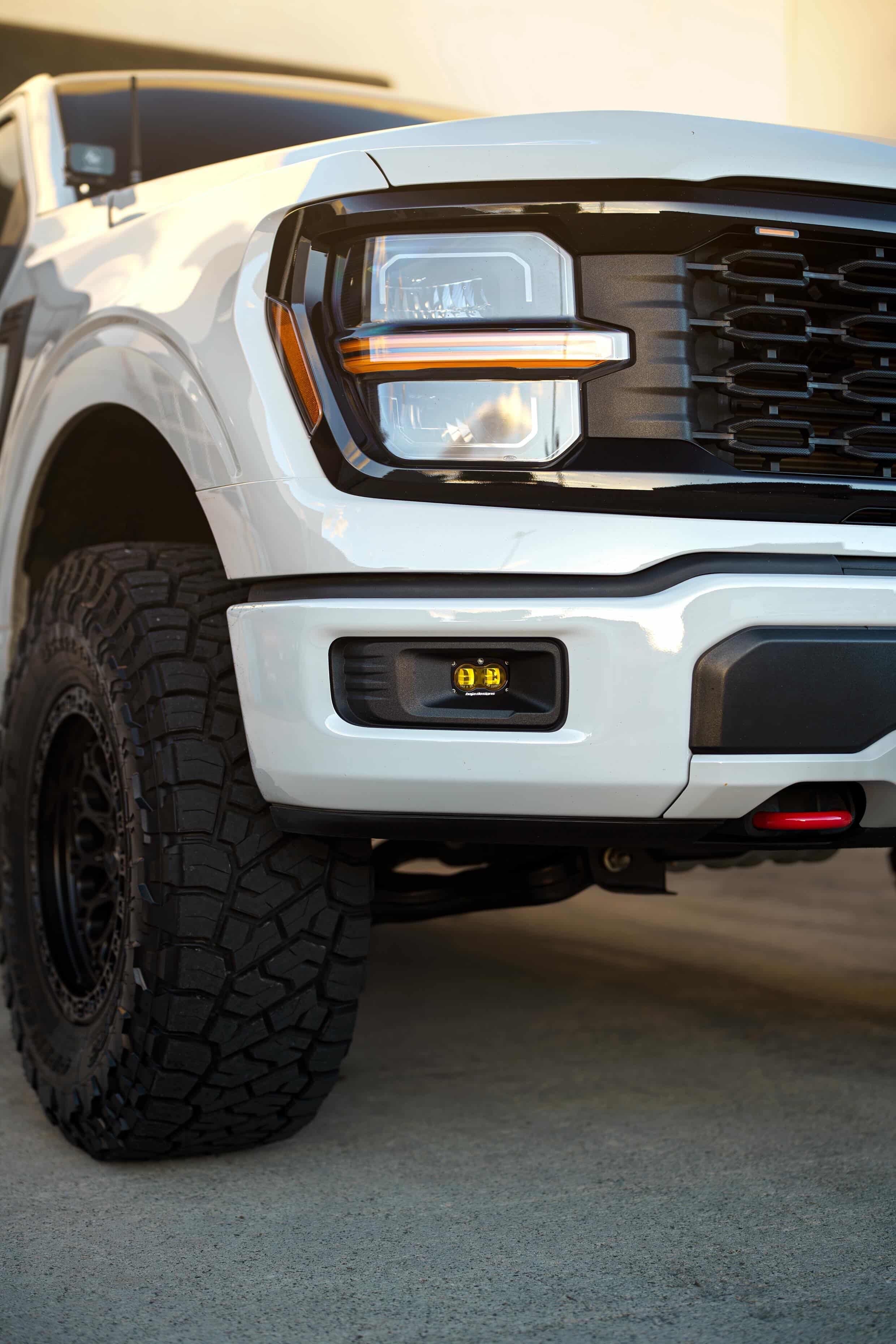 24+ F150 Factory Foglight Replacement Mount Normal & Mod Bumper (Baja Designs S2)