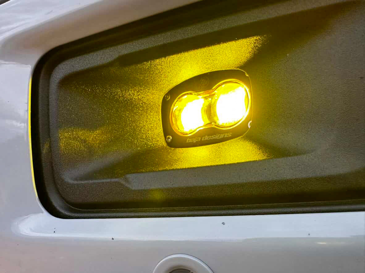 24+ F150 Factory Foglight Replacement Mount Normal & Mod Bumper (Baja Designs S2) V2