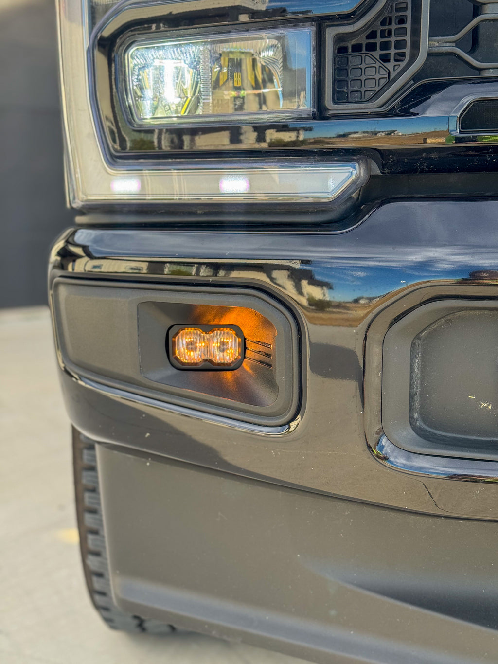 23+ Superduty Factory Foglight Replacement Mount (Diode Dynamics SSC2 2.0)