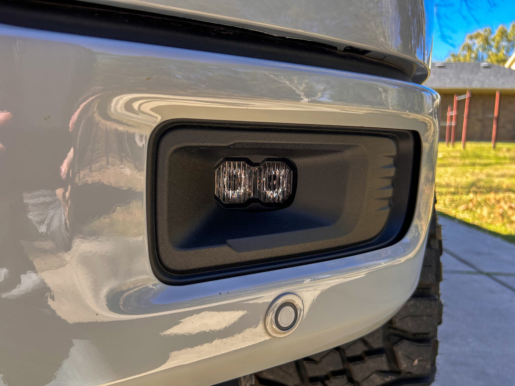 24+ F150 Factory Foglight Replacement Mount Normal & Mod Bumper (Diode Dynamics SSC2 2.0)