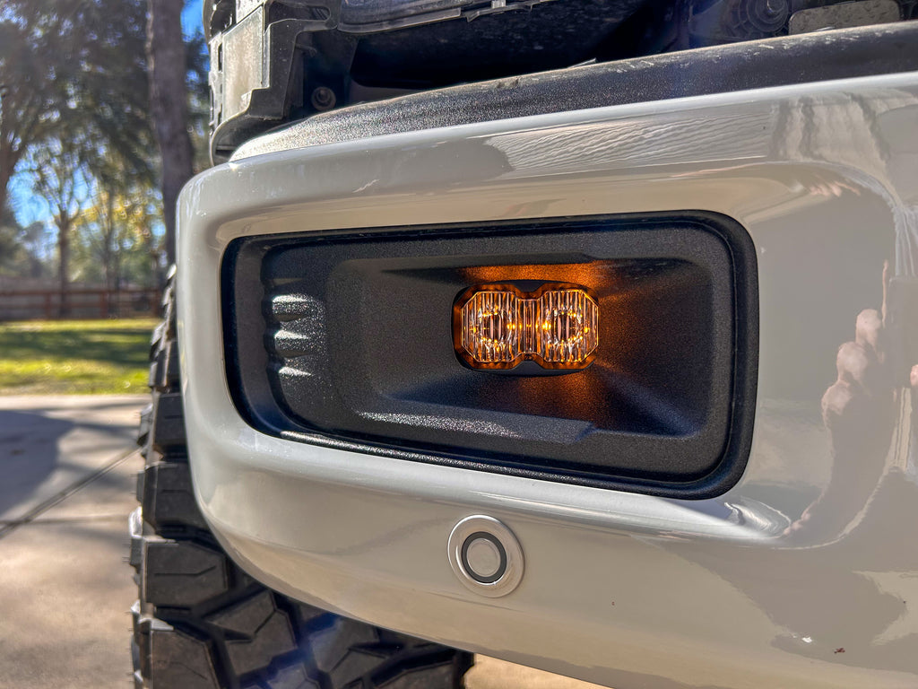 24+ F150 Factory Foglight Replacement Mount Normal & Mod Bumper (Diode Dynamics SSC2 2.0)
