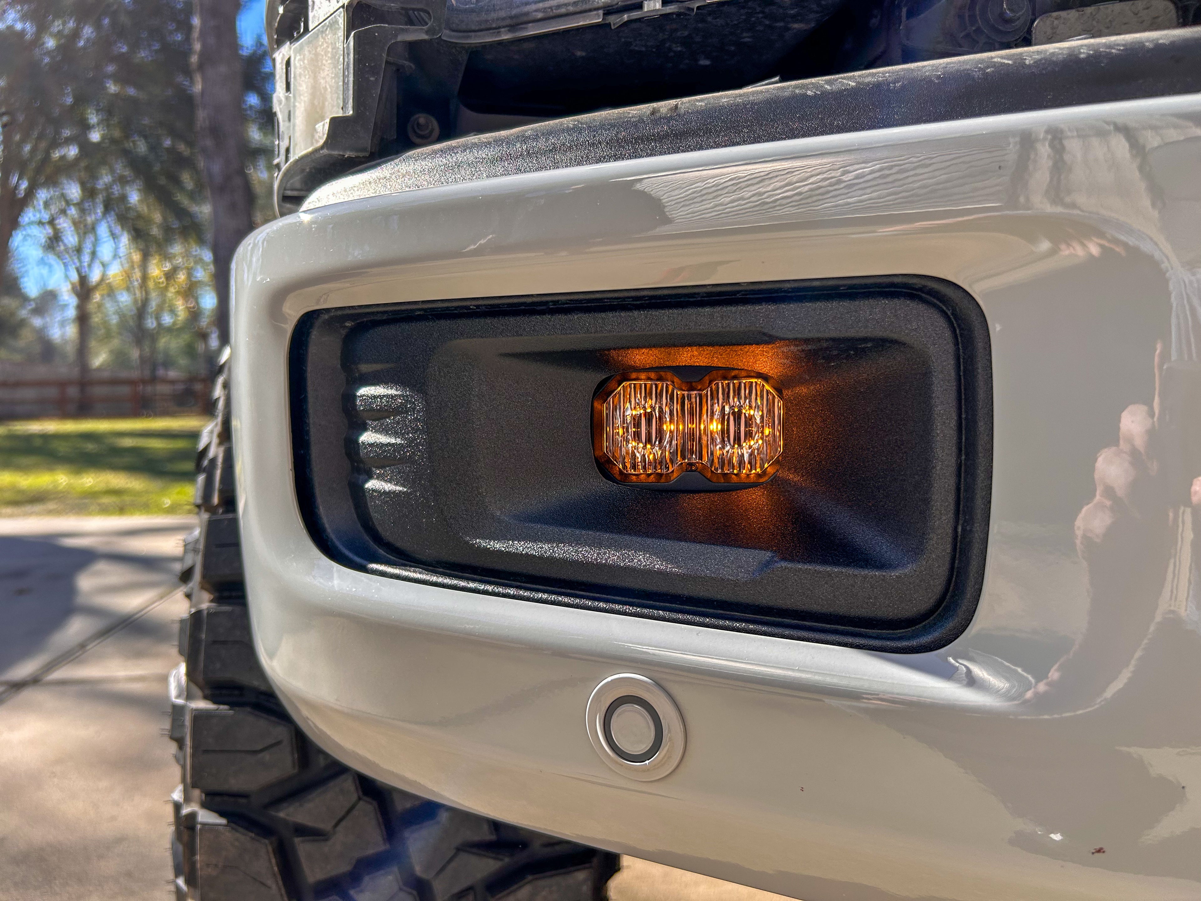 24+ F150 Factory Foglight Replacement Mount Normal & Mod Bumper (Diode Dynamics SSC2 2.0)