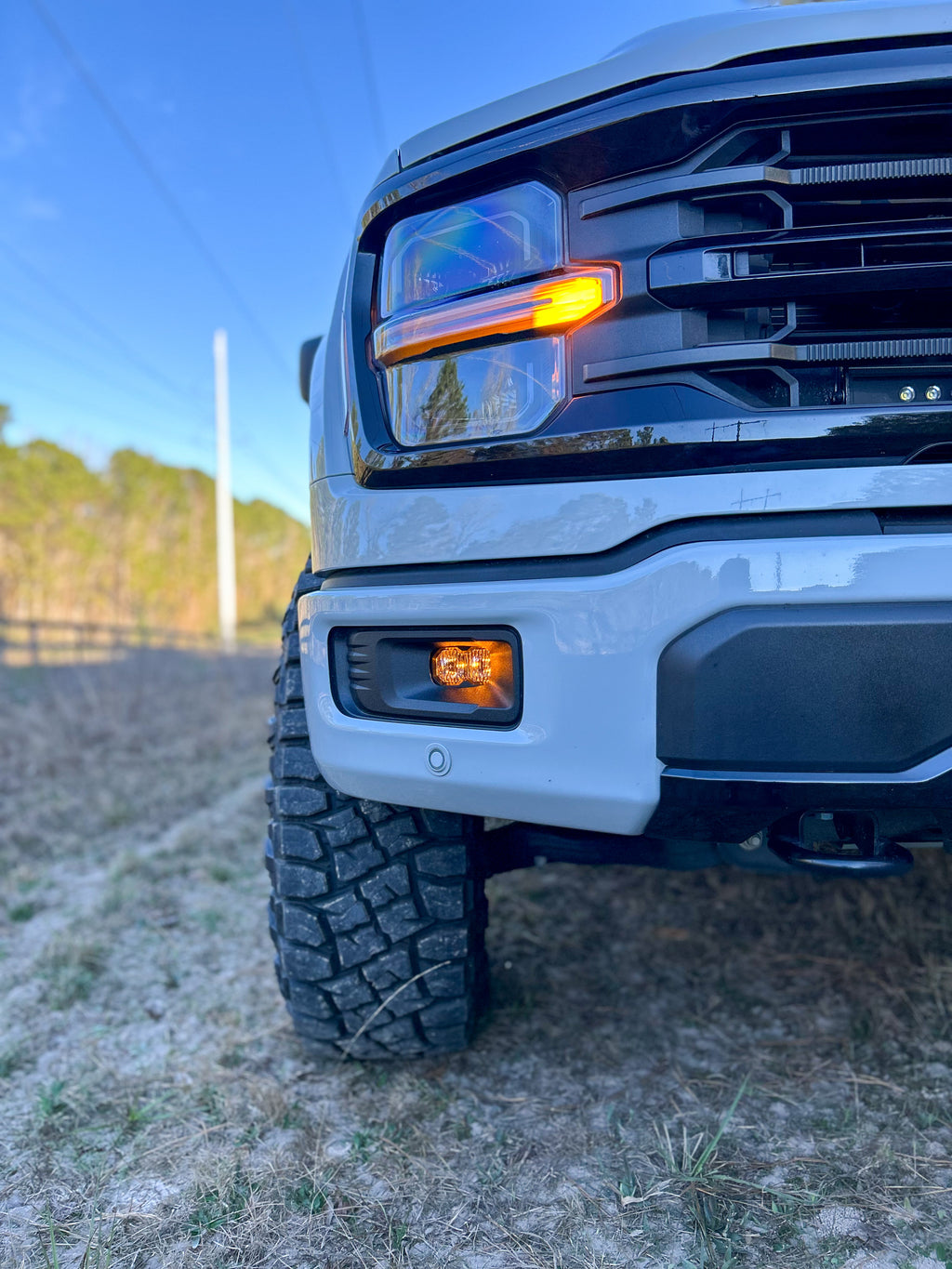 24+ F150 Factory Foglight Replacement Mount Normal & Mod Bumper (Diode Dynamics SSC2 2.0)