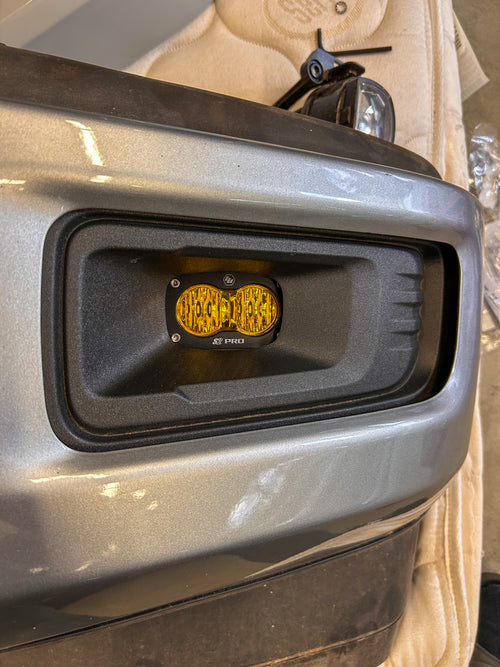 24+ F150 Factory Foglight Replacement Mount Normal & Mod Bumper (Baja Designs S2)