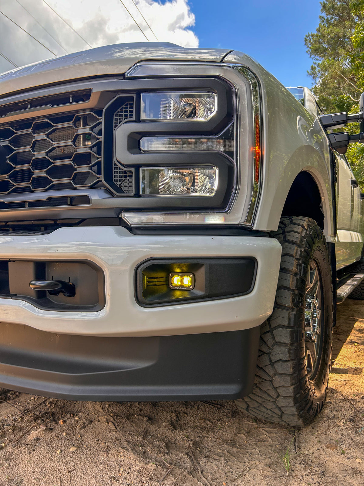 23+ Superduty Factory Foglight Replacement Mount (Baja Designs S2)