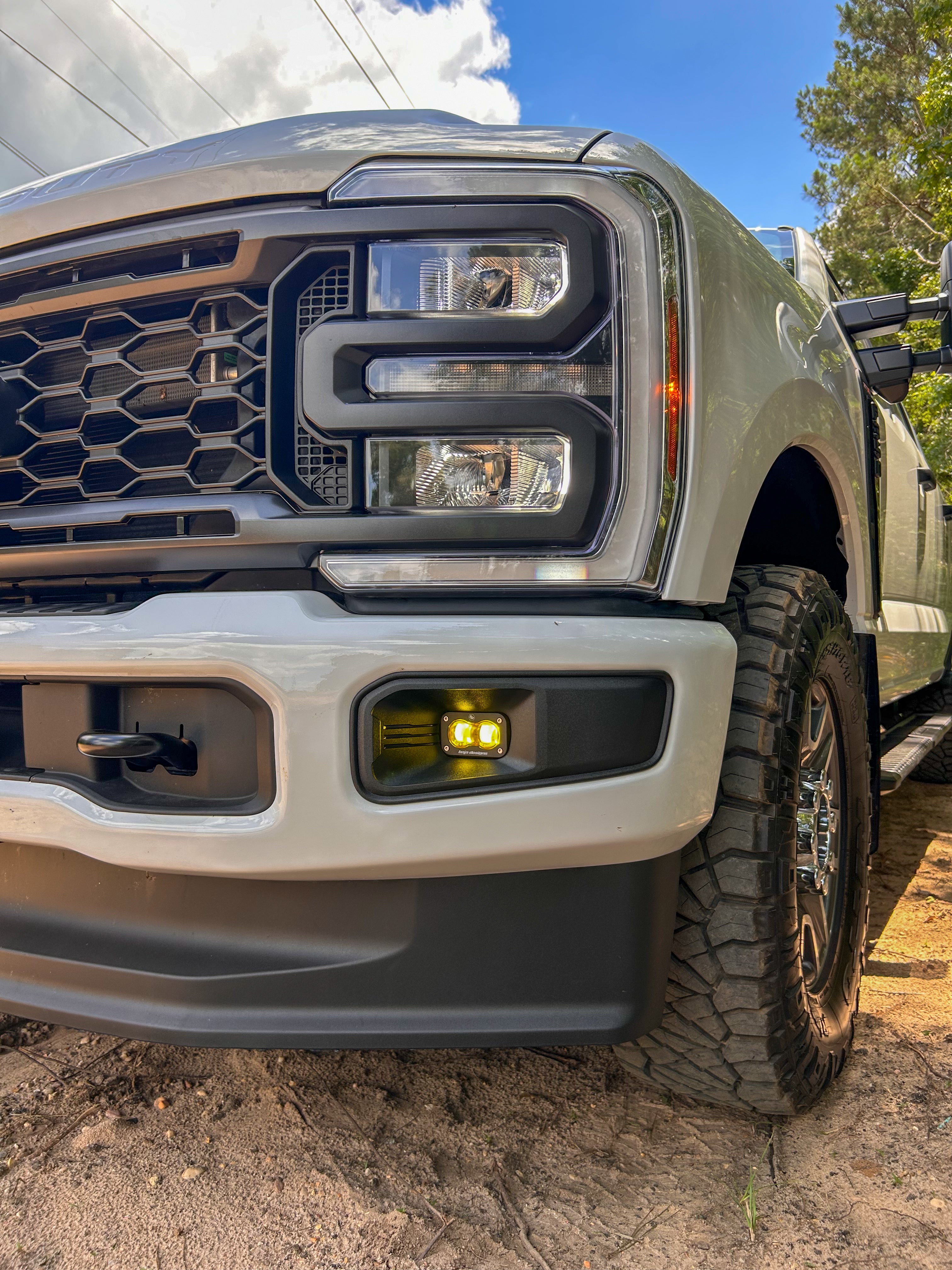 23+ Superduty Factory Foglight Replacement Mount (Baja Designs S2)