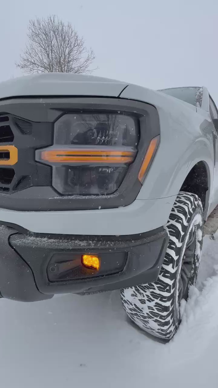 24+ F150 Factory Foglight Replacement Mount Normal & Mod Bumper (Diode Dynamics SSC2 2.0)